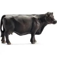 Schleich - Tierfiguren, Black Angus Kuh; 13767