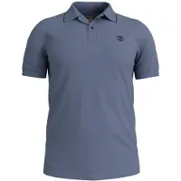 Timberland - Millers River Printed Neck S/S Polo - Polo-Shirt Gr XXL blau