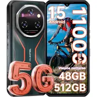 Oukitel WP55 Pro 5G Android 15 Outdoor Handy 48GB+512GB/2TB 108MP+32MP 11000mAh/33W 6,6" FHD+ 120Hz Outdoor Smartphone IP68/NFC/OTG/GPS, Orange