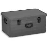 Enders Alubox Toronto Grey XL 80 Liter Metallkiste Transportbox Campingkiste Lagerbox