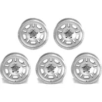ASP-Alloys 5x Alufelgen Set silber 8,5x17 ET +10 mit Alurad Felge Jeep Wrangler JK 07-