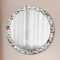 Coloray Ø90cm Modern Spiegel - Wandspiegel Wandmontage- Schlafzimmer - Eucaliptus