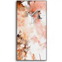 Coloray Dekor Leinwand Uhr Wandbilder Geräuschlos 30x60 Malerei Abstrakte Kunst - weiße Hände