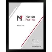 MendeFrames Holzrahmen Vollholz matt 30x90 cm schwarz 960