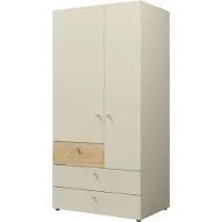 TKmoebel Yuki 02 Drehtürenschrank 90x60x185 cm - Moderner Schrank von
