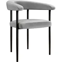 Mirjan 24 Stuhl Aria, Esszimmerstuhl, Wohnzimmer, Beine aus Metall, Modern Kollektion (Farbe: Magic Velvet 2240)