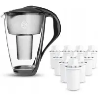 Dafi Filterkrug Crystal Graphit 2L + 10 Classic LED Filter 2 l