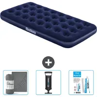 Bestway Luftmatratze – 1 Person – 99 x 188 x 22 cm – Blau – im Lieferumfang enthalten Zubehör