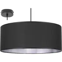 Light11 HOME Stilvolle Pendelleuchte mit silbernem Innenschirm