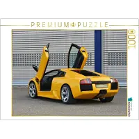 CALVENDO Puzzle Ein Motiv aus dem Kalender DER GELBE STIER - Lamborghini Murciélago | 1000 Teile Lege-Größe 64 × 48 cm Foto-Puzzle für glückliche Stunden