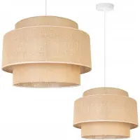 Light11 HOME Hängelampe, Deckenleuchter, Lampenschirm, Boho Juta