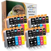 Starlet24 20x D&C Druckerpatronen ersetzt Canon PGI-525 CLI-526 kompatibel mit Pixma iP4800, iX6550, MG5100, MG6100, MG8120, MX710, MX880 und weiteren Modellen