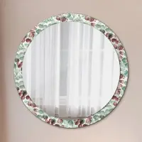 Coloray Ø100cm Modern Spiegel - Wandspiegel Wandmontage- Schlafzimmer - Eucaliptus