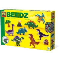 SES Creative Beedz Bügelperlen - Dinowelt, 5 Jahr(e), Junge/Mädchen, Kind, Karton, Dinosaurier, Mehrfarbig