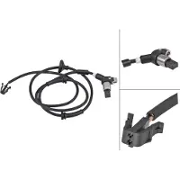 A.B.S. Sensor Raddrehzahl passiver Sensor 1.240 mm Kabel . für u.a. SKODA FELICIA