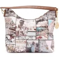 Y-NOT Leder Tasche MOD-013F3, 30x27x13 cm