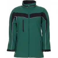 Planam Softshelljacke Plaline Gr. L grün/schwarz
