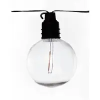 Luxform LED-Lichterkette "Solar Samos", transparent, Flammen 1 Stk., Gesamtlänge 3,8m, Lichterketten, LED-Lichterkette, Solarenergie, IP44, LED-Lichterkette