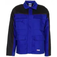 Planam Schweißer-Jacke Weld Shield Gr. 42 kornblau/schwarz