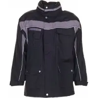 Planam Allwetterjacke Plaline Gr. S schwarz/zink