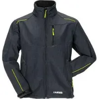 Planam Softshelljacke Outdoor Neon Gr. S grau/grün