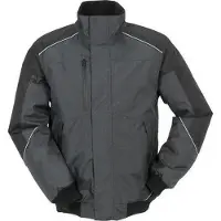 Planam Winter-Blouson "DESERT" Outdoor - 6XL - grau/schwarz