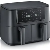 Severin Heißluftfritteuse Black Line Dual FR 2463