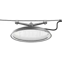 SITECO 5XA248W31F08LE DL 50 iQ miniSeilleuchte,LED,10.390lm730, Einscheiben-Sicherheitsglas,direkt,abgehängte Montage