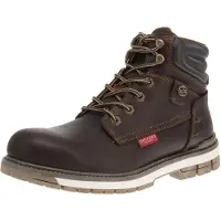 Dockers by Gerli Schnürstiefel Braun, Schuhgröße:46 EU