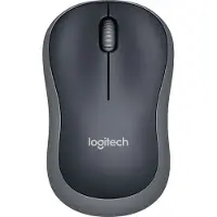 Logitech M185, Beidhändig, Optisch, RF Wireless, 1000 DPI, Grau