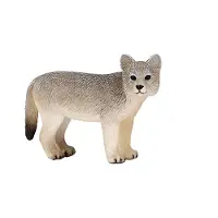 MOJO Fun Wolf Cub, 3 Jahr(e), Wildlife, Braun, Grau, Polyvinylchlorid (PVC)