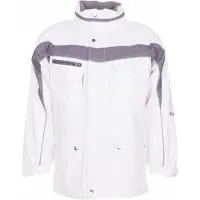 Planam Allwetterjacke Plaline Gr. XS reinweiß/zink