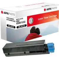 Agfa Kompatible Tonerkartusche, Schwarz, Ersatz für OKI 45807102, 3000 Seiten, 3000 Seiten, Schwarz, 1 Stück(e)