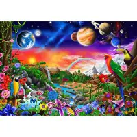 Bluebird Puzzle Puzzle Cosmic Paradise - 1000 Teile buntes Motiv