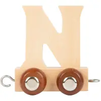 Small Foot - Buchstabenzug aus Holz - n - 12 Stück