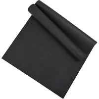 vidaXL Sport Schutzmatte Schwarz 150 x 75 x 0,6 cm Hochdichtes PVC