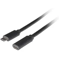 Lanberg CA-USBE-20CC-0015-BK, 1,5 m, USB C, USB C, USB 3.2 Gen 1 (3.1 Gen 1), 5 Gbit/s, Schwarz