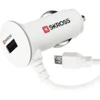 Skross Micro USB Kfz Ladegerät 2.960013 USB Ladegerät für den Zigarettenanzünder