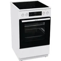 Gorenje Elektro-Standherd "GECS5C", Energieeffizienz: A, schwarz-weiß (weiß), Herdsets, ExtraSteam. Perfekte Backergebnisse auf Knopfdruck, Elektro-Standherd