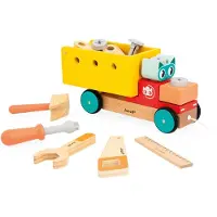 Janod Brico'Kids Pull Along DIY Lastwagen 14 Teile