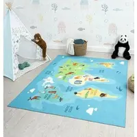 The Carpet Teppich "Happy Life" rechteckig 4 mm Höhe Life Kinderzimmer Teppich Spielteppich pflegeleicht