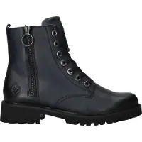 Remonte Damen Schnürstiefelette mit robuster Profilsohle D8671, Größe:37 EU, Farbe:Blau