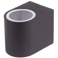 Zext Fassadenleuchte OE-8 1xGU10 68x92x81 SCHWARZ