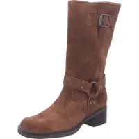 Gabor Damen Bikerstiefel/ Stiefel Braun Rauleder - Reißverschluss Größe: 38,5