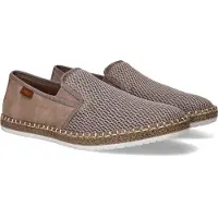 Rieker Herren Slipper Taupe Mesh SynthetikGröße:45