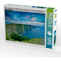 CALVENDO Sehnsucht Irland - Die Cliffs of Moher in County Clare sind eines der grandiosesten Naturschauspiele 1000 Teile Puzzle quer 640x480mm, Sattler Stefan; 7404259