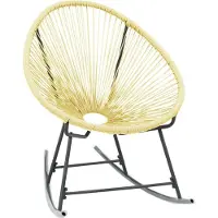 Syfax Acapulco-Gartenstuhl Poly Rattan Beige