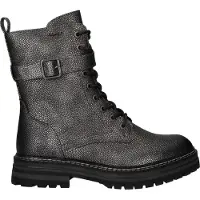 Rieker Damen Stiefelette warm gefüttert Plateau unter dem Vorderfuß 93024, Größe:38 EU, Farbe:Silber