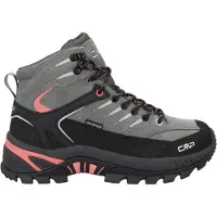 CMP Wanderschuh "RIGEL 2.0 MID WMN WP TREKKING SHOES", Damen, Gr. 39, avocado, coral, Leder, Schuhe Wanderschuh, wasserdicht
