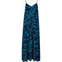 Apricot Maxikleid "Maxikleid in Trapezform", Damen, Gr. S (36), N-Gr, blau (navy), gewebt, Obermaterial: 100% Viskose CV., Kleider Maxikleid, Druck